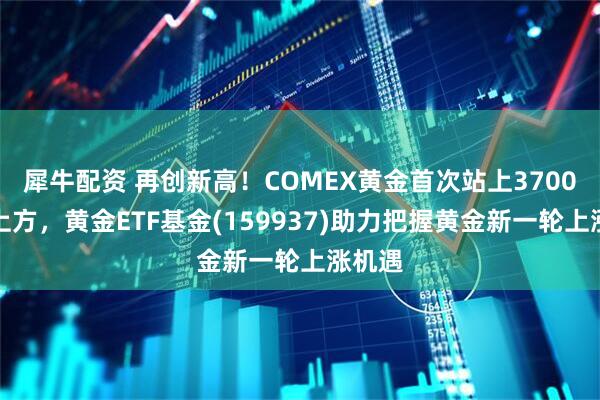 犀牛配资 再创新高！COMEX黄金首次站上3700美元上方，黄金ETF基金(159937)助力把握黄金新一轮上涨机遇